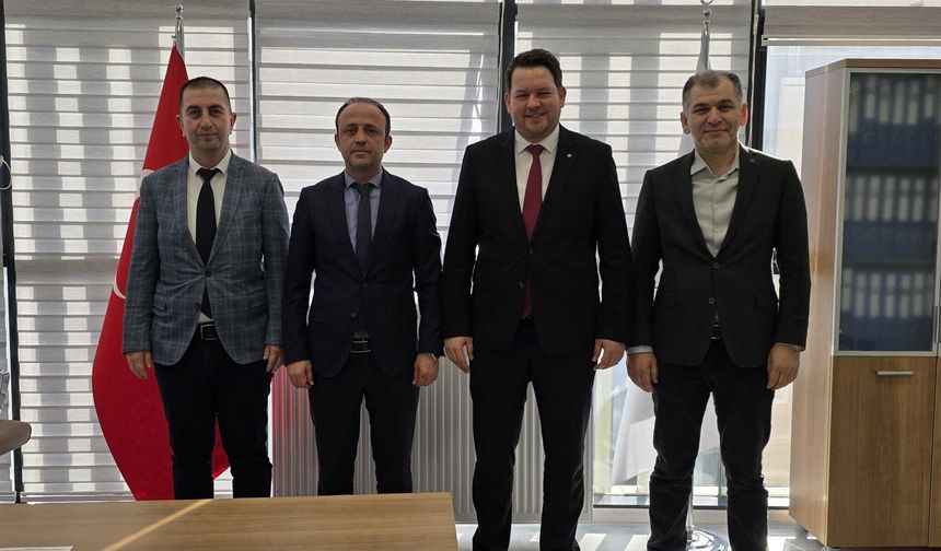 Başkan Talay’dan İl Kadastro Müdürü Akkaya’ya Ziyaret