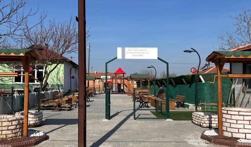 İnece’de Oyun ve Aile Parkı Hizmete Açıldı