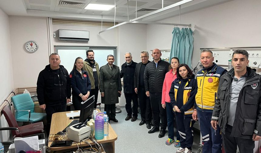 Pınarhisar’da Sağlık Çalışanlarına Bayram Ziyareti