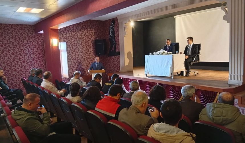 Pınarhisar’da Aylık Değerlendirme Toplantısı Yapıldı