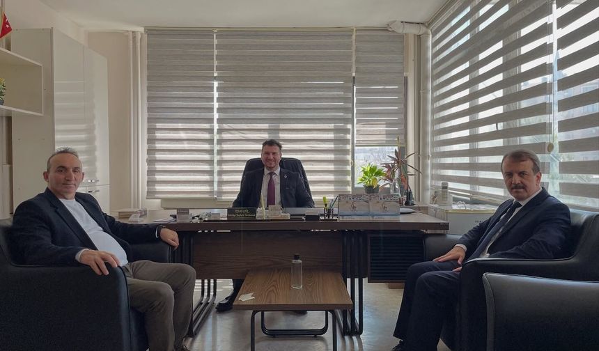 Başkan Yayla, Şube Müdürü Evelek’i Ağırladı