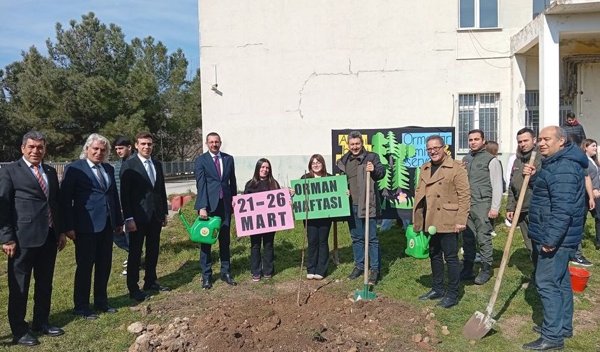 Pınarhisar’da Orman Haftası’nda Fidan Dikimi