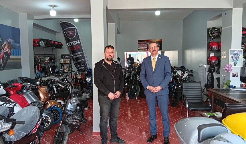 Kaymakam Enver Özderin’den Esnaf Ziyareti