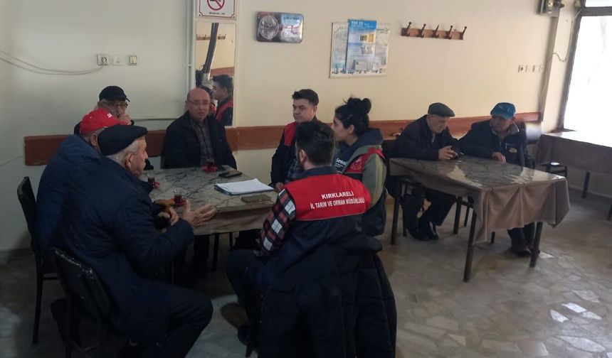 Çiftçilere “Cuma Buluşmaları” Kapsamında Bilgilendirme Yapıldı