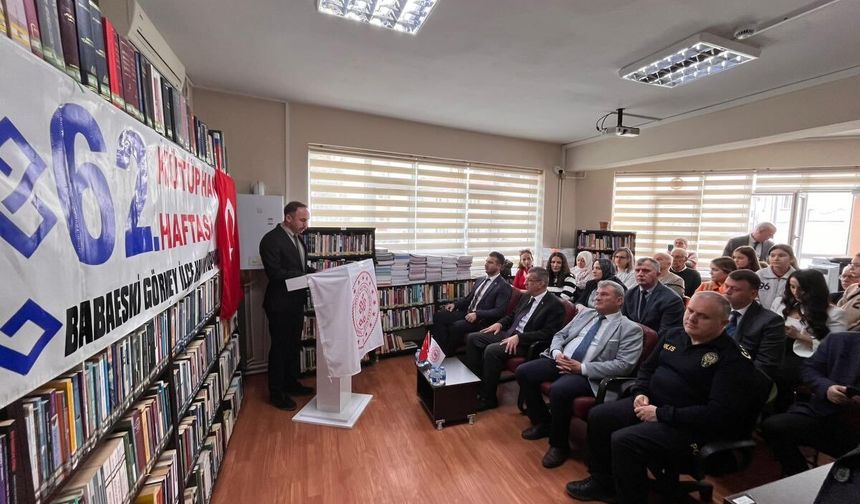 Babaeski’de Kütüphane Haftası Etkinliği Düzenlendi