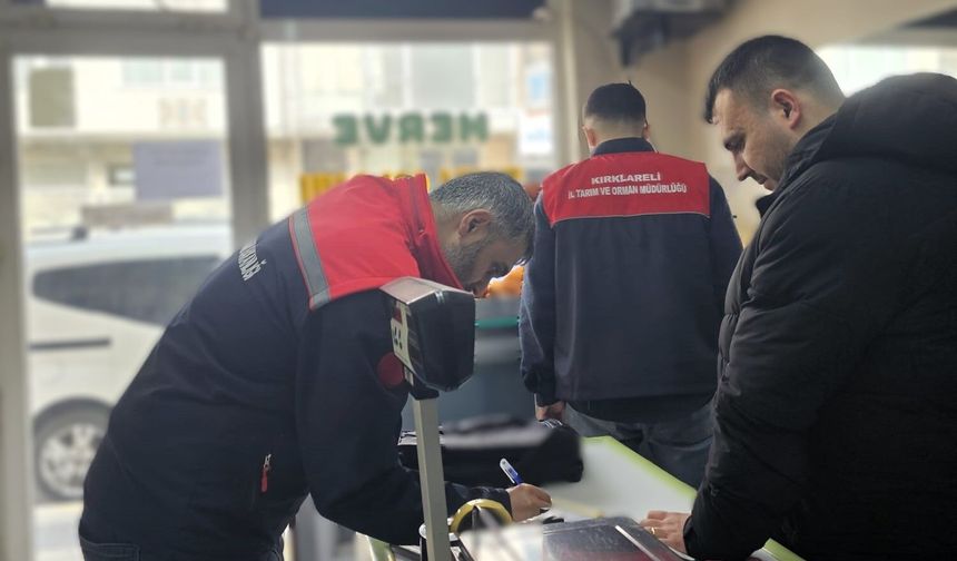 Pınarhisar’da Gıda Denetimleri Devam Ediyor