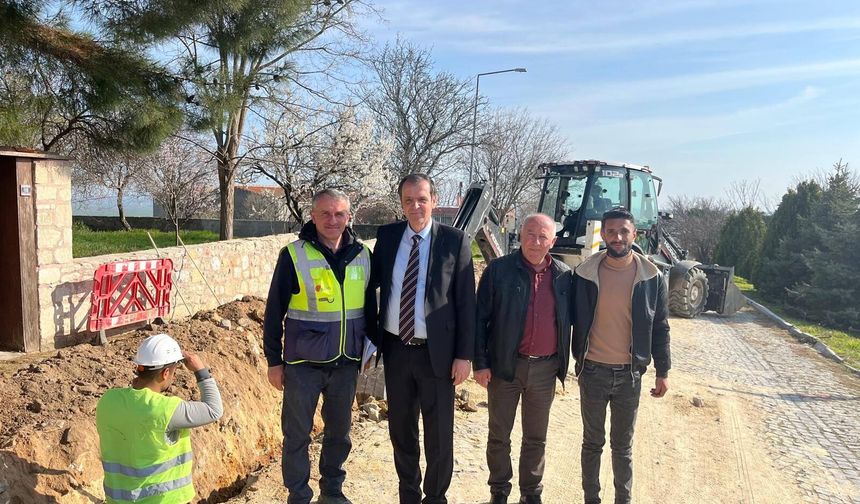 Vize’de Doğalgaz Çalışmaları Devam Ediyor