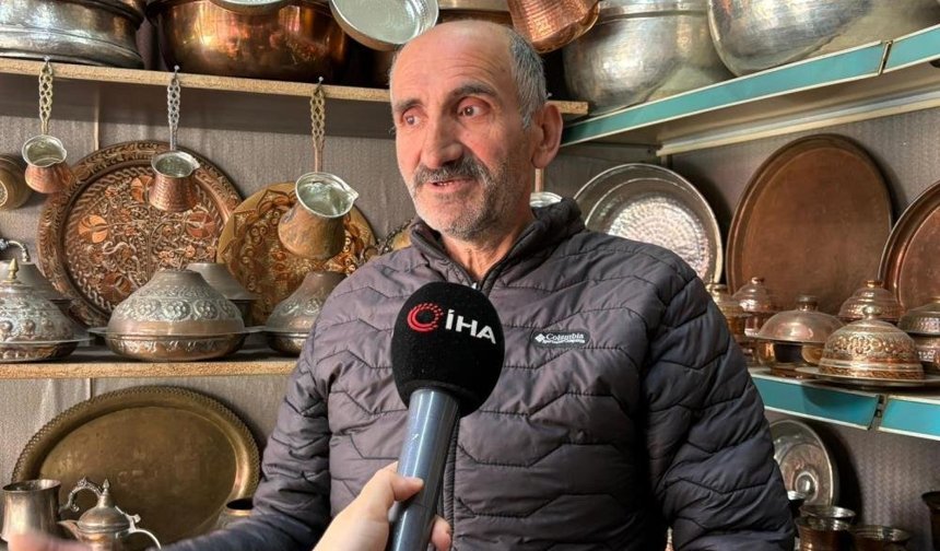 Başkent’in son bakır ustalarından Aytekin Küçük: "Bakıra talep çok ama yetişecek çırak yok"