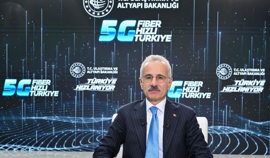 Bakan Uraloğlu: "5G hizmetlerini 2 yıl içerisinde ülkemizin her noktasında hizmete sunmayı hedefliyoruz"