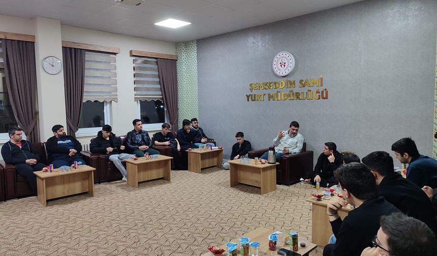 Şemseddin Sami Yurdu’nda İstiklal Marşı Programı Yapıldı