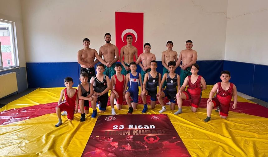 Babaeski’de TBMM Kupası Güreş Turnuvası Başladı