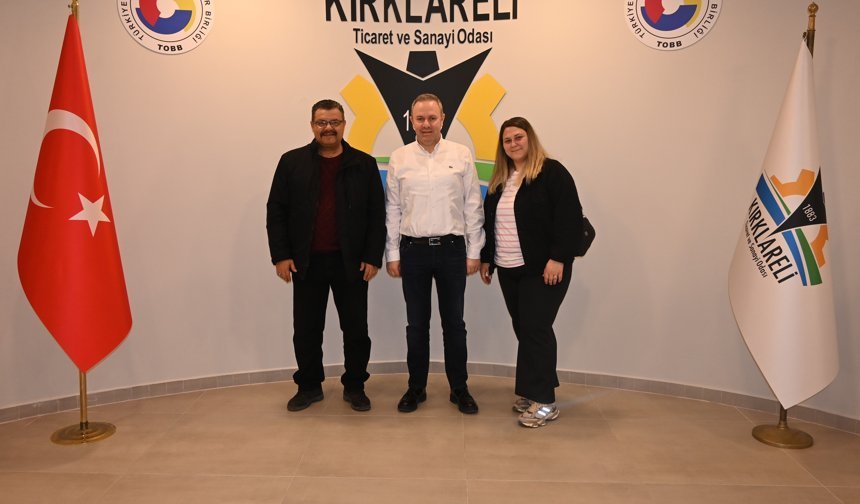 Kahyaoğlu’ndan Kırklareli TSO’ya Ziyaret