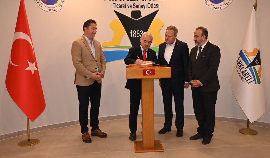 Vali Turan’dan Kırklareli TSO’ya Ziyaret