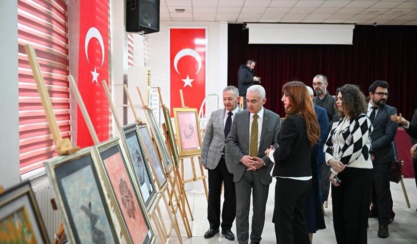 Kırklareli’nde “Sanatın Diliyle Değerlerimiz” Sergisi Açıldı