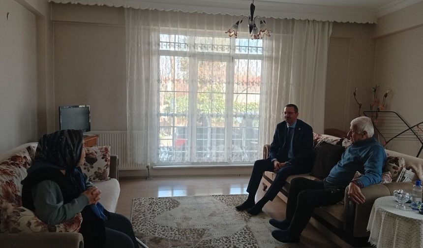 Kaymakam Özderin’den Hane Ziyaretleri