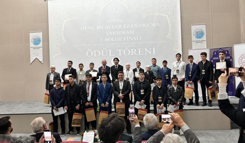 Genç Bilaller Ezan Okuma Finali Büyük İlgi Gördü