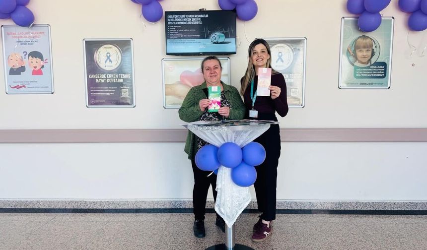 Hastanede Kanser Farkındalık Standı Açıldı