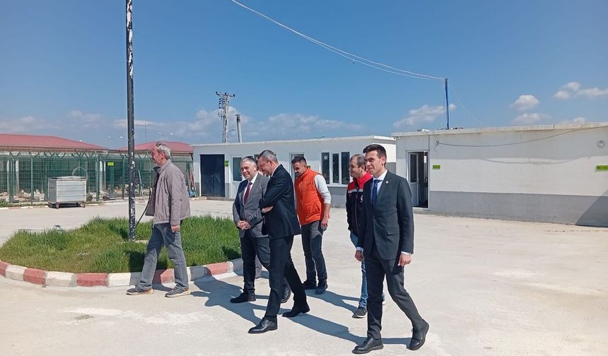 Kaymakam Özderin’den Hayvan Barınağına Ziyaret