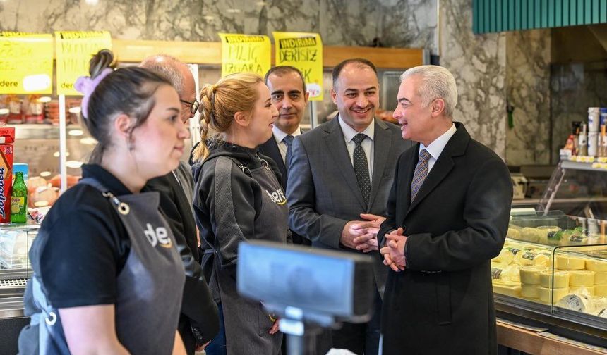 Vali Uğur Turan’dan Esnaf Ziyareti