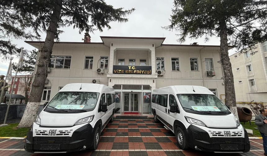 Vize Belediyesi Araç Filosunu Güçlendirdi