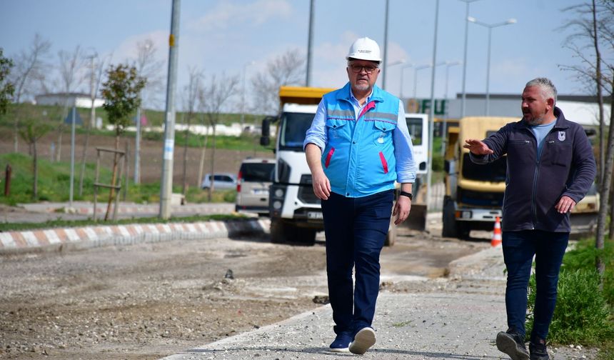 Millet Caddesi’nde Kalıcı Yol Çalışması Başladı