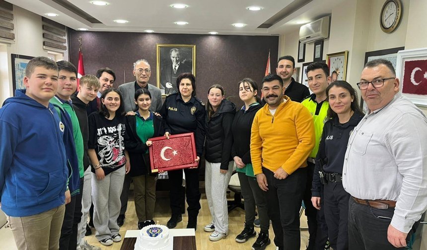 Vize’de Polis Haftasında Anlamlı Ziyaret