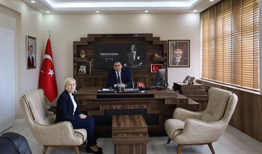 Müdür Teke’den Kaymakam Balaban’a Ziyaret