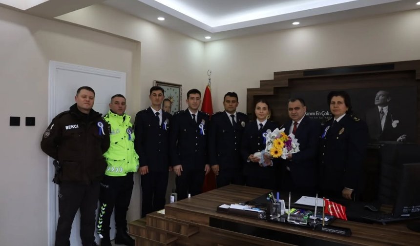 Kaymakam Balaban Emniyet Heyetini Kabul Etti