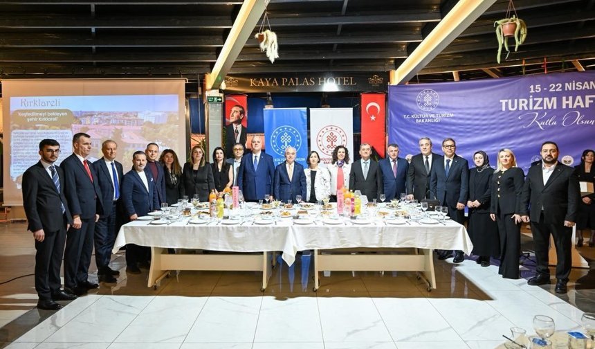 Kırklareli’nde Turizm Haftası Resepsiyonu Düzenlendi