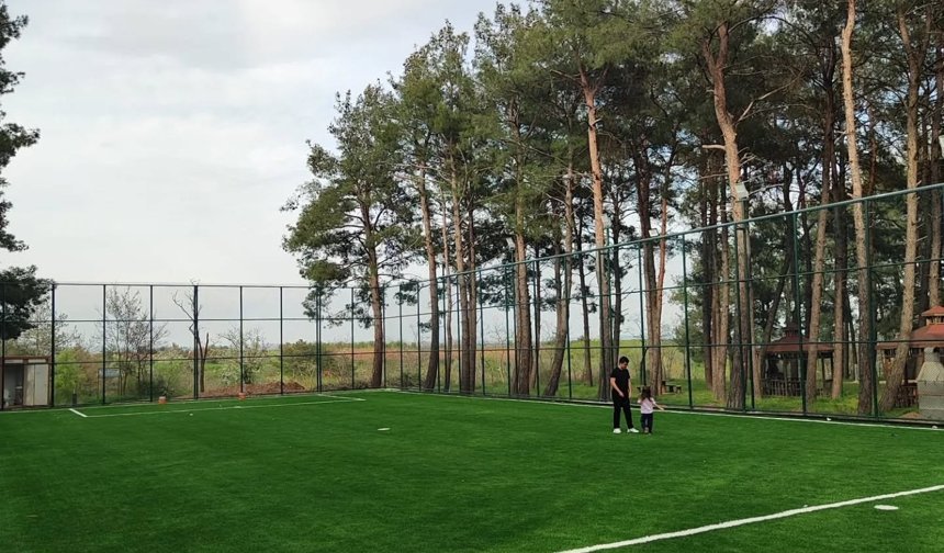 İnece’de Spor Sahası Projesinde Sona Gelindi