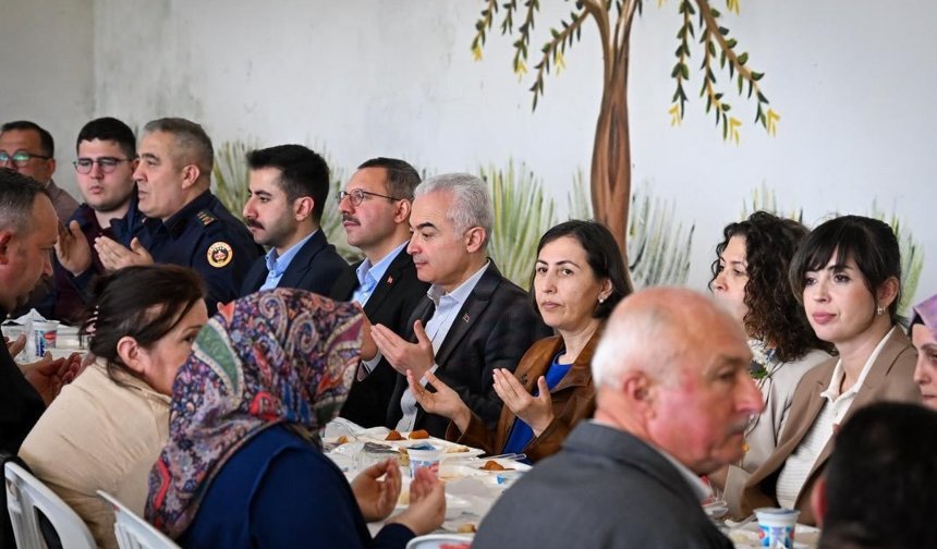 Vali Turan Kurudere’de Yağmur Duasına Katıldı