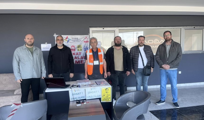 Lüleburgaz TSO’da Mesleki Yeterlilik Sınavları Yapıldı