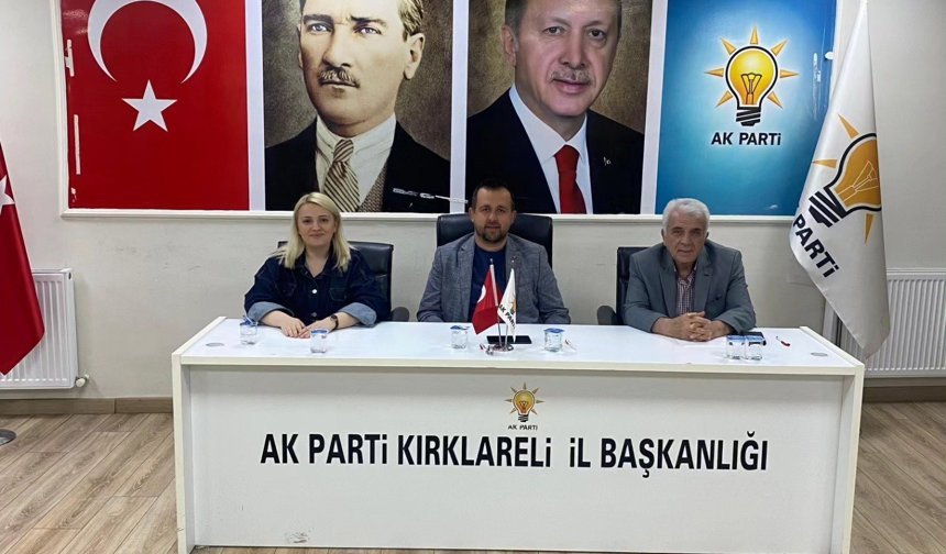AK Parti Kırklareli İl Yönetimi Haftalık Toplantısını Yaptı