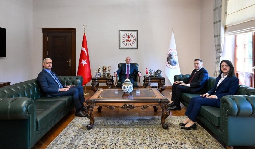 Vali Turan Mülkiye Heyetini Ağırladı