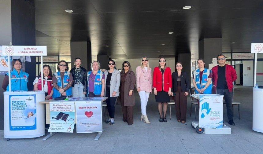 Kırklareli’nde Dünya Aşı Haftası Etkinliği Düzenlendi
