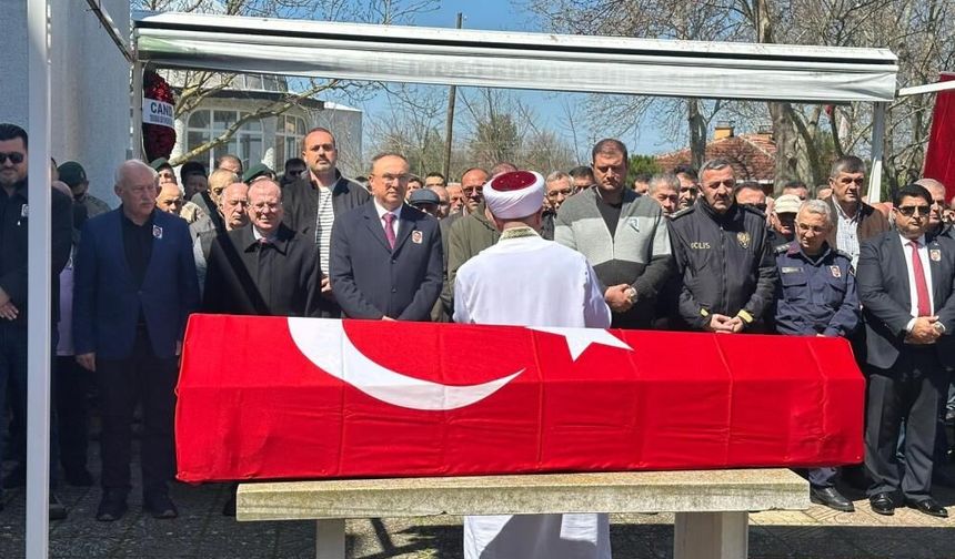 Muratlı'da gazi polis için son görev