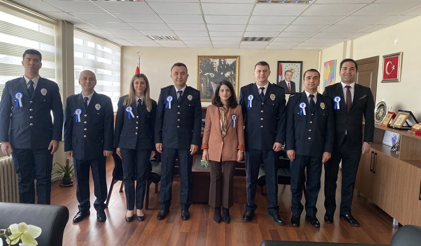 Polis Haftası’nda Kofçaz Kaymakamlığı’na Ziyaret