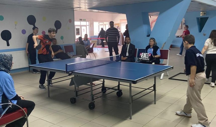 TBMM Kupası Masa Tenisi Turnuvası Babaeski’de Yapıldı