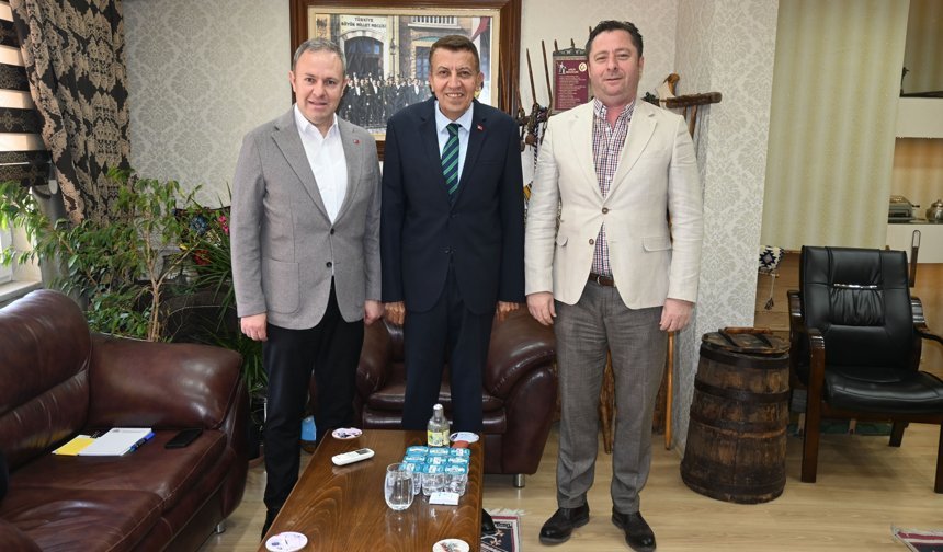 Kırklareli TSO’dan Ali Fuat Şeker’e Hayırlı Olsun Ziyareti