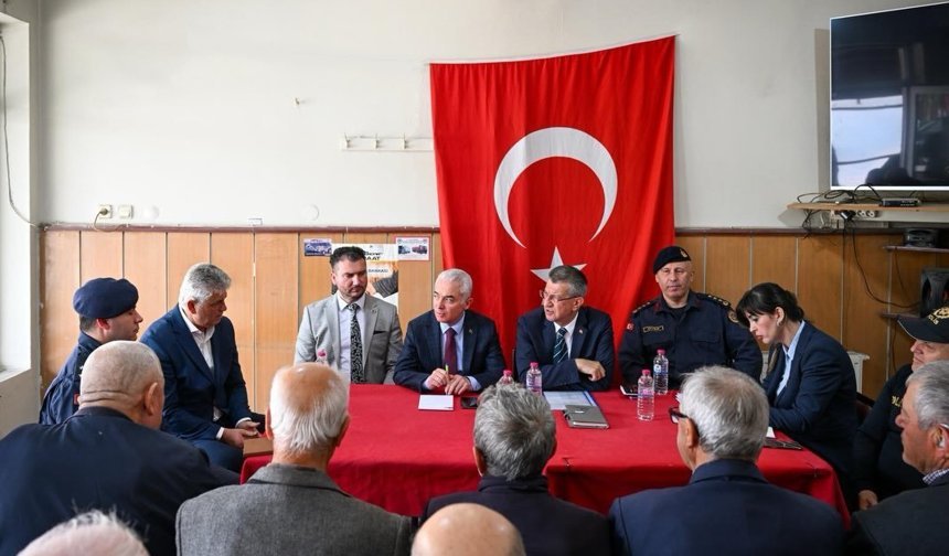 Vali Turan’dan Katranca Köyü’ne Ziyaret