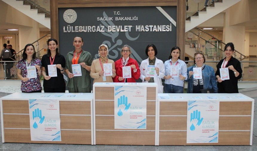 Lüleburgaz Devlet Hastanesi’nde El Hijyeni Etkinliği