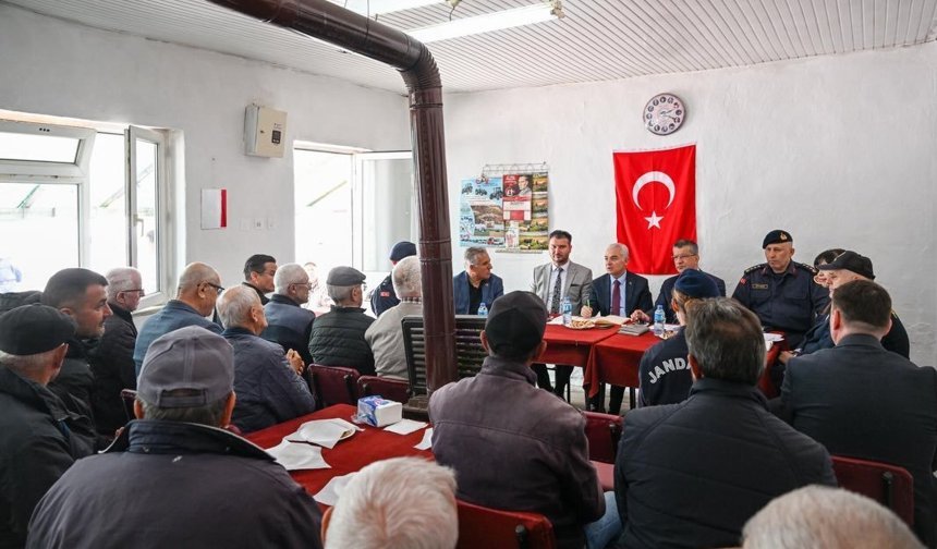 Vali Turan Çiğdemli Köyü’nü Ziyaret Etti