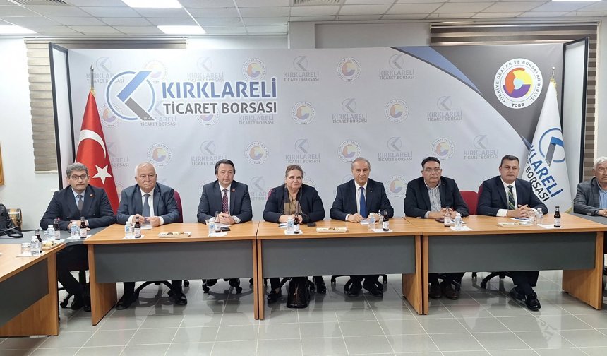 CHP Heyetinden Kırklareli Ticaret Borsası’na Ziyaret