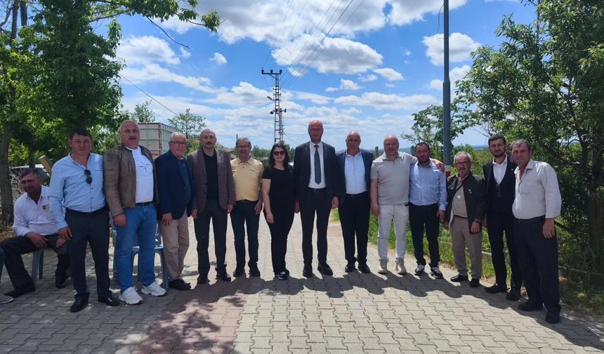 İYİ Parti Heyeti Yündalan Köyü’nde Yağmur Duasına Katıldı