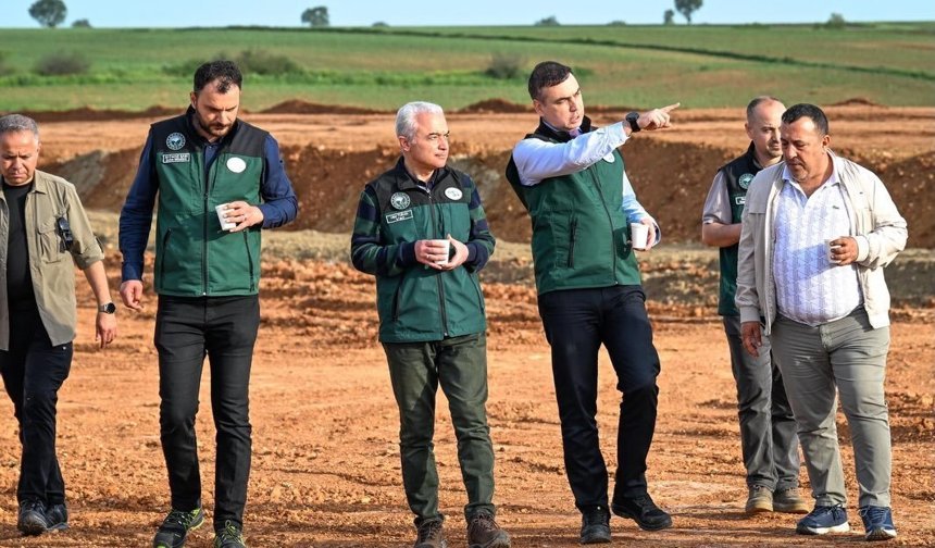 Vali Turan Ahmetbey Göleti Projesini İnceledi