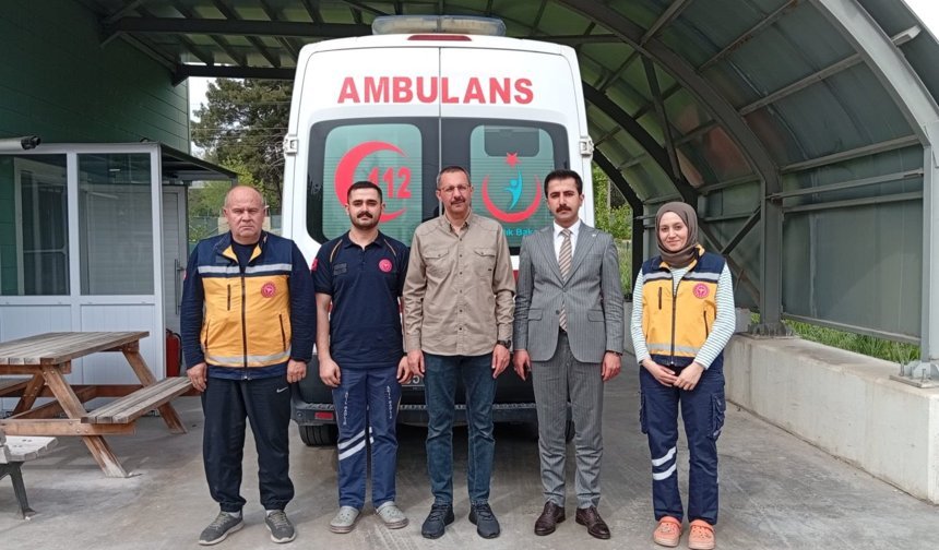 Kaymakam Özderin’den Sağlık Birimine Ziyaret