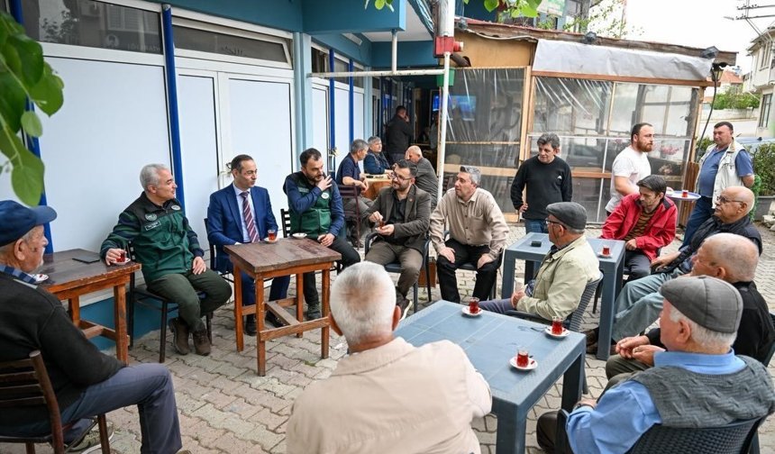 Vali Turan Sakızköy’de Vatandaşlarla Buluştu
