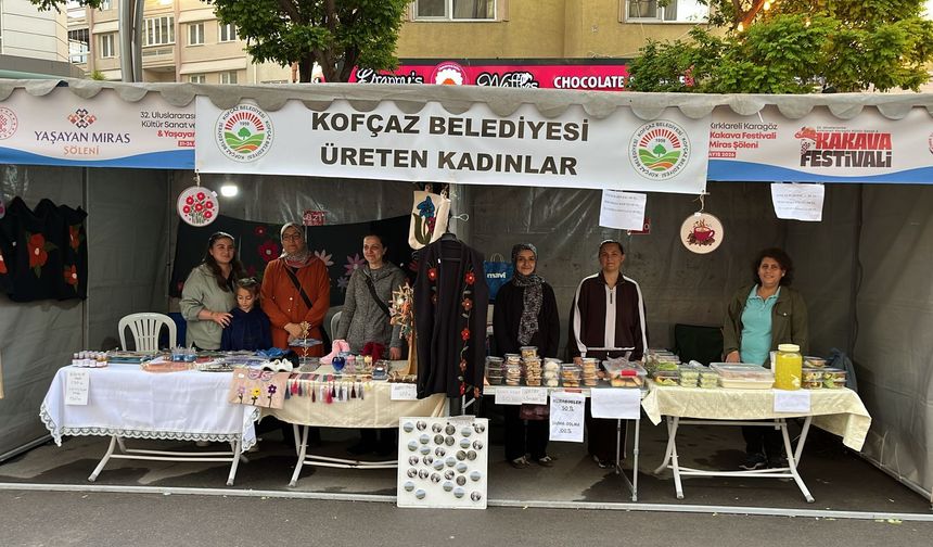 Kofçazlı Kadınlar Üretimlerini Festivalde Sergiliyor
