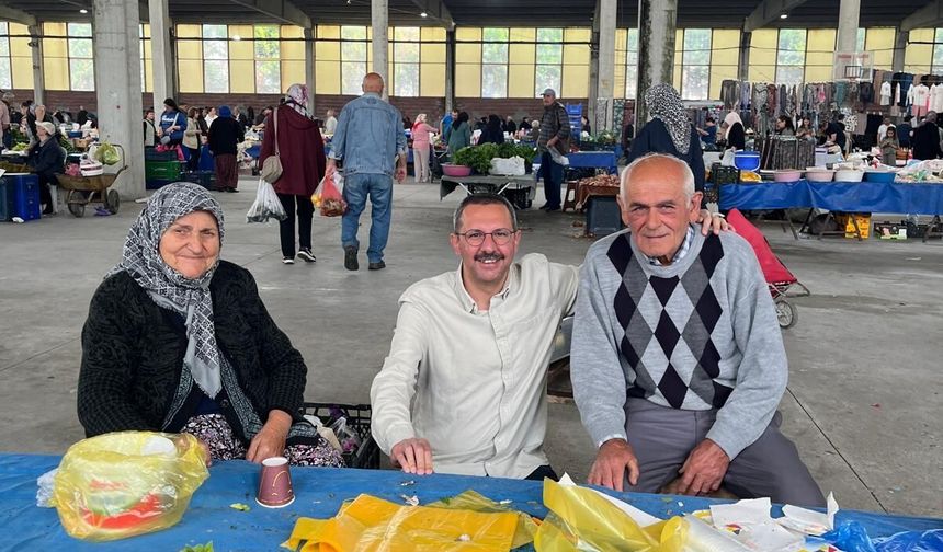 Kaymakam Özderin’den Pazar Ziyareti