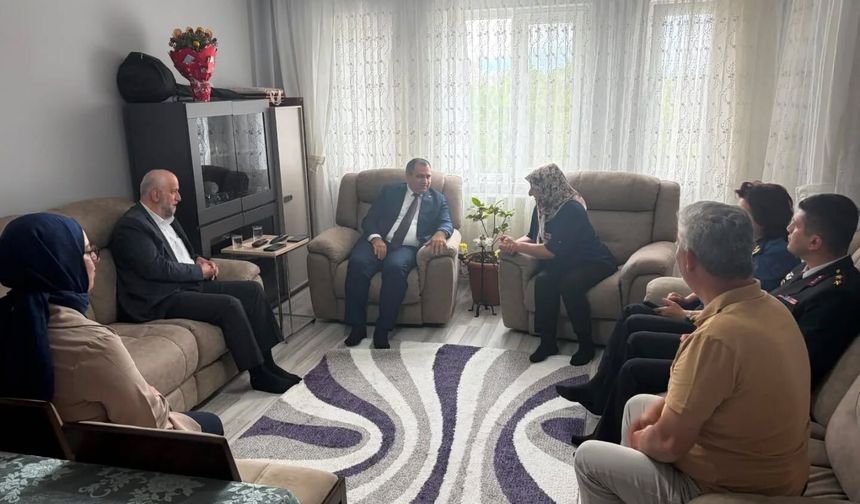 Kaymakam Balaban’dan Şehit Ailesine Bayram Ziyareti